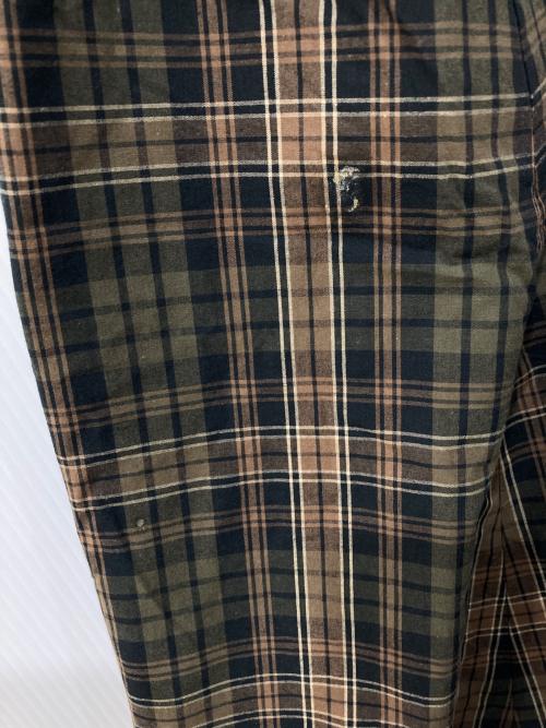 BAUME（ボーメ）BAUME (ボーメ) チェックロングスカート カーキ サイズ:00の古着・服飾アイテム