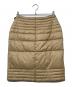 MONCLER (モンクレール) ダウンスカート ベージュ サイズ:size１：5000円