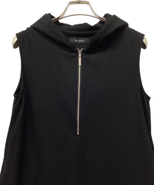 m's select（エムズセレクト）m's select (エムズセレクト) フーデットワンピース ブラック サイズ:36の古着・服飾アイテム