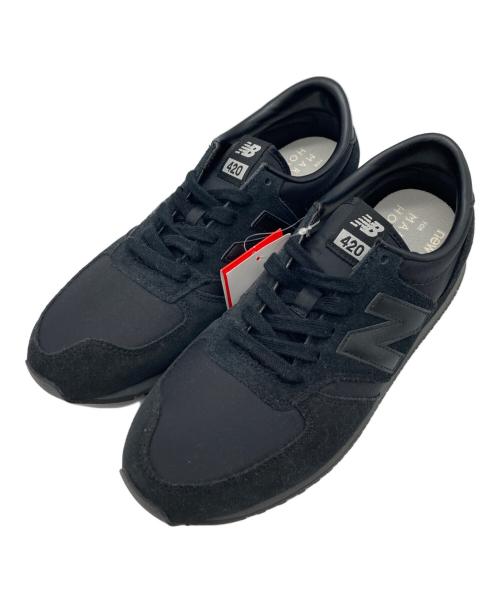 NEW BALANCE（ニューバランス）NEW BALANCE (ニューバランス) MARGARET HOWELL (マーガレットハウエル) ローカットスニーカー ブラック サイズ:26㎝ 未使用品の古着・服飾アイテム