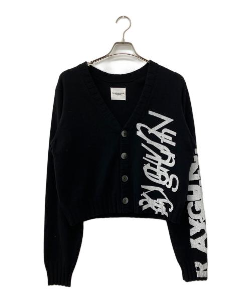 TAKAHIROMIYASHITA TheSoloIst.（タカヒロミヤシタ ザソロイスト）TAKAHIROMIYASHITA TheSoloIst. (タカヒロミヤシタ ザソロイスト) RAY GUN ウールクロップドカーディガン ブラック サイズ:46の古着・服飾アイテム