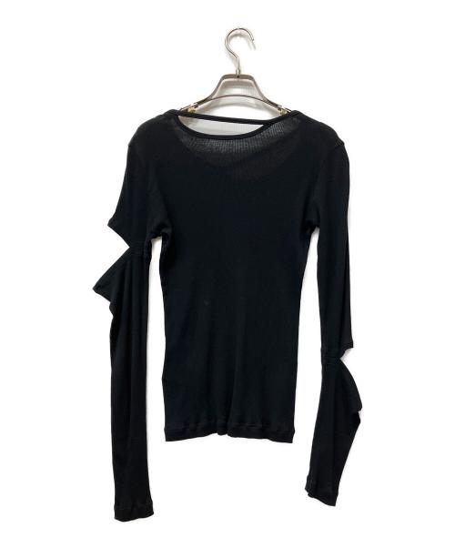 LIMI feu（リミフゥ）LIMI feu (リミフゥ) C RIB STITCH ARM SLIT T ブラック サイズ:2の古着・服飾アイテム