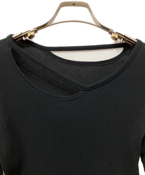 LIMI feu（リミフゥ）LIMI feu (リミフゥ) C RIB STITCH ARM SLIT T ブラック サイズ:2の古着・服飾アイテム