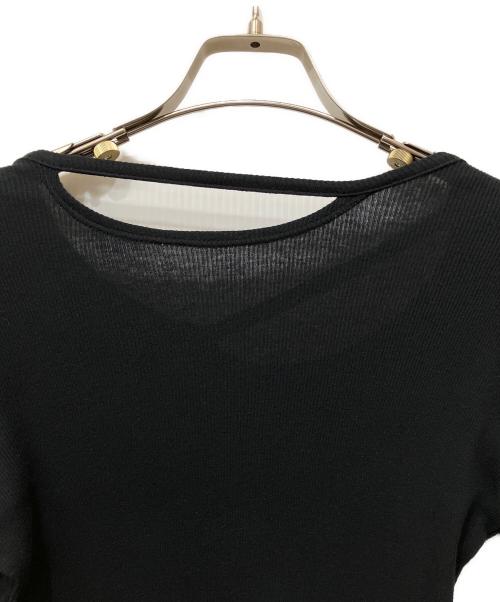 LIMI feu（リミフゥ）LIMI feu (リミフゥ) C RIB STITCH ARM SLIT T ブラック サイズ:2の古着・服飾アイテム