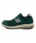 NEW BALANCE (ニューバランス) ローカットスニーカー グリーン サイズ:27.5：10000円