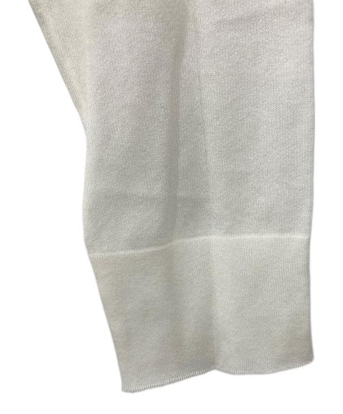 Drawing Numbers（ドローイングナンバーズ）Drawing Numbers (ドローイングナンバーズ) シースルーパネルニット ホワイト サイズ:38の古着・服飾アイテム