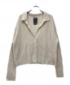 CHAOSカオス）の古着「ロウシルクカーディガン」｜アイボリー