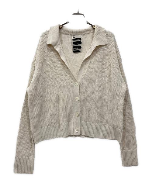 CHAOS（カオス）Chaos (カオス) ロウシルクカーディガン アイボリー サイズ:Freeの古着・服飾アイテム