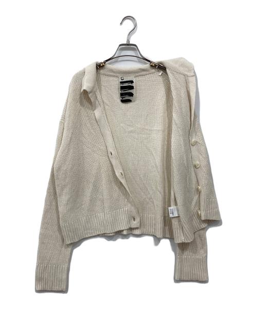 CHAOS（カオス）Chaos (カオス) ロウシルクカーディガン アイボリー サイズ:Freeの古着・服飾アイテム