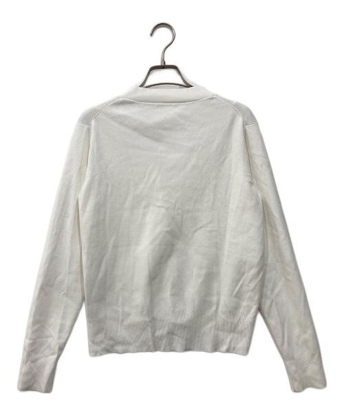 SOEJU（ソージュ）SOEJU (ソージュ) Vネックショートニットカーディガン ホワイト サイズ:Fの古着・服飾アイテム