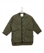 Gymphlexジムフレックス）の古着「ダイヤキルティングダウンコート」｜オリーブ