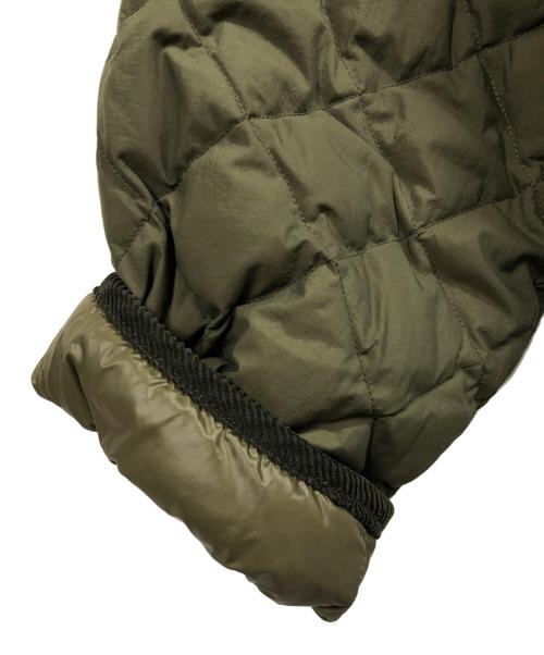 Gymphlex（ジムフレックス）Gymphlex (ジムフレックス) ダイヤキルティングダウンコート オリーブ サイズ:14の古着・服飾アイテム
