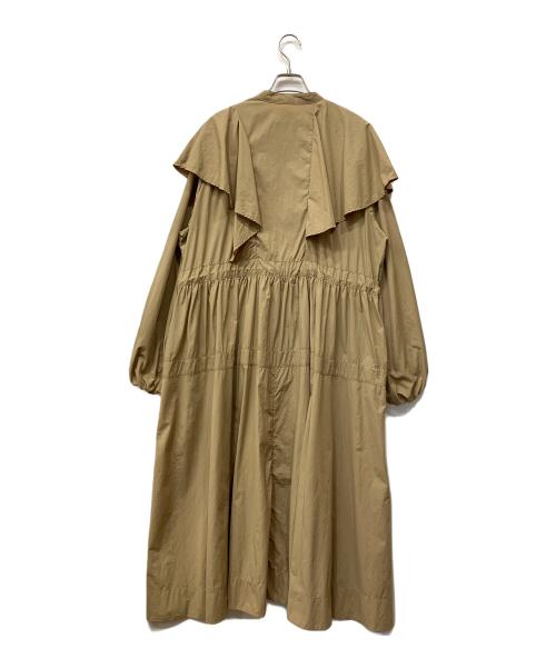 ELENDEEK（エレンディーク）ELENDEEK (エレンディーク) アシンメトリーロングコート ベージュ サイズ:2の古着・服飾アイテム