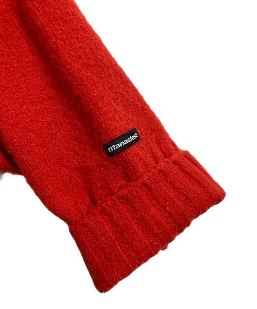 Manastash（マナスタッシュ）Manastash (マナスタッシュ) ABERDEEN KURTIGAN　アバディーンカーディガン　カーディガン レッド サイズ:FREEの古着・服飾アイテム