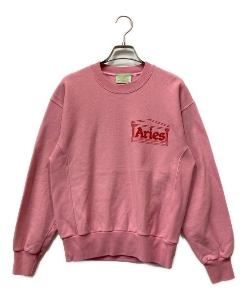 ARIES（アリーズ）ARIES (アリーズ) Classic Temple Sweatshirt ピンク サイズ:XSの古着・服飾アイテム