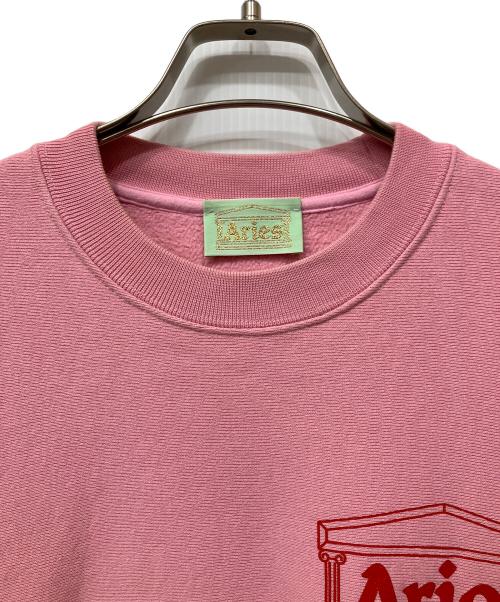 ARIES（アリーズ）ARIES (アリーズ) Classic Temple Sweatshirt ピンク サイズ:XSの古着・服飾アイテム