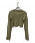 TODAYFUL (トゥデイフル) Cropped Smooth Knit カーキ サイズ:F：5000円