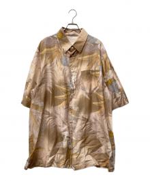Maison Margiela（メゾンマルジェラ）の古着「オーバーサイズプリントシャツ」｜ベージュ