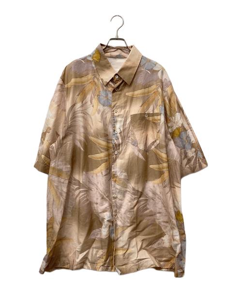 Maison Margiela（メゾンマルジェラ）Maison Margiela (メゾンマルジェラ) オーバーサイズプリントシャツ ベージュ サイズ:38の古着・服飾アイテム