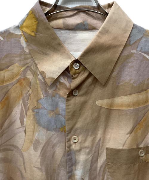 Maison Margiela（メゾンマルジェラ）Maison Margiela (メゾンマルジェラ) オーバーサイズプリントシャツ ベージュ サイズ:38の古着・服飾アイテム