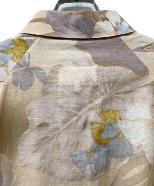 Maison Margiela（メゾンマルジェラ）Maison Margiela (メゾンマルジェラ) オーバーサイズプリントシャツ ベージュ サイズ:38の古着・服飾アイテム