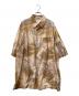 Maison Margiela（メゾンマルジェラ）の古着「オーバーサイズプリントシャツ」｜ベージュ