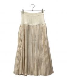 JIL SANDER（ジルサンダー）の古着「プリーツスカート」｜アイボリー