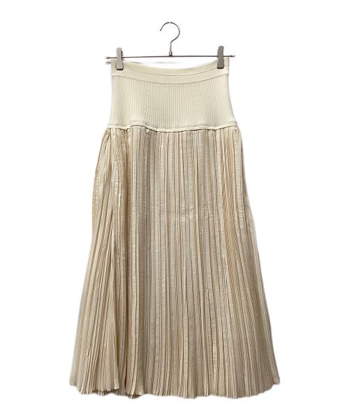 JIL SANDER（ジルサンダー）JIL SANDER (ジルサンダー) プリーツスカート アイボリー サイズ:34の古着・服飾アイテム
