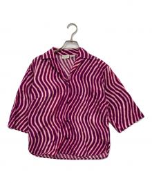 DRIES VAN NOTEN×LEN LYE（ドリスヴァンノッテン×レン・ライ）の古着「総柄シャツ」｜パープル