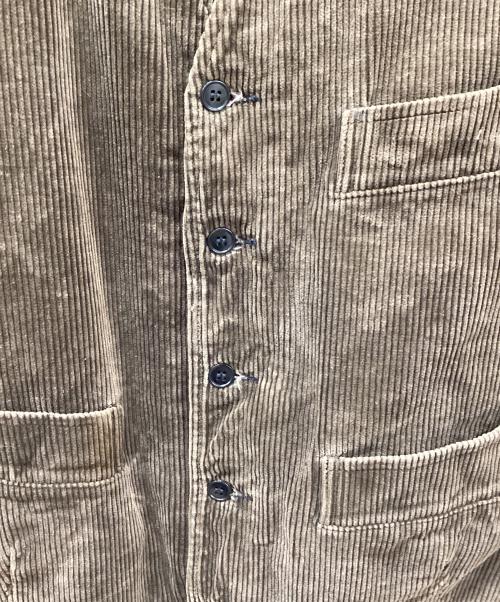 Beau Fort（ビューフォート）Beau Fort (ビューフォート) シンチバック コーデュロイベスト ブラウン サイズ:Fの古着・服飾アイテム