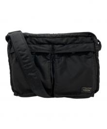 PORTER（ポーター）の古着「TANKER(タンカー) SHOULDER BAG(L)」｜ブラック