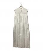 SCYE×UNITED ARROWSサイ×ユナイテッドアローズ）の古着「別注LIN タック ワンピース」｜ホワイト