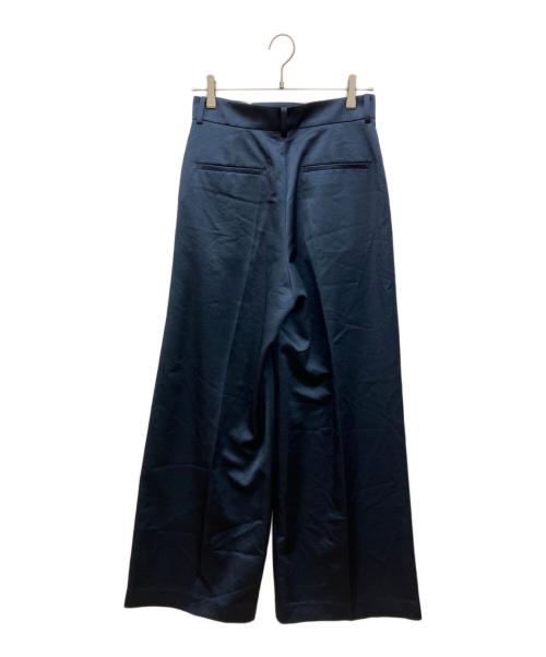 EVERYDAY I LIKE.（エヴリデイ アイ ライク）EVERYDAY I LIKE. (エヴリデイ アイ ライク) Minimal Satin パンツ ネイビー サイズ:38の古着・服飾アイテム
