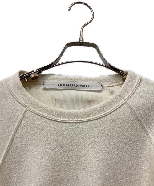 COGTHEBIGSMOKE（コグザビッグスモーク）COGTHEBIGSMOKE (コグザビッグスモーク) MEGA CREW NECK TOP アイボリー サイズ:Freeの古着・服飾アイテム
