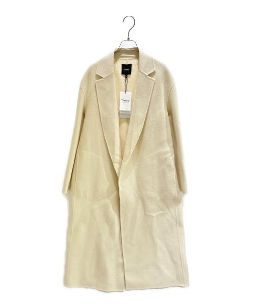 theory（セオリー）theory (セオリー) theory カシミヤ混コート01-4309608-160-904 アイボリー サイズ:M 未使用品の古着・服飾アイテム