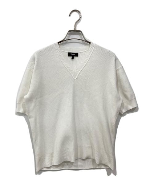 theory（セオリー）theory (セオリー) BRISTOL COTTON KARENIA VN ホワイト サイズ:Sの古着・服飾アイテム