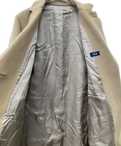 YLEVE（イレーヴ）YLEVE (イレーヴ) チェスターコート ベージュの古着・服飾アイテム