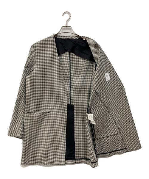 UNITED TOKYO（ユナイテッドトーキョー）UNITED TOKYO (ユナイテッドトーキョー) サージノーカラーコート ブラック サイズ:2の古着・服飾アイテム