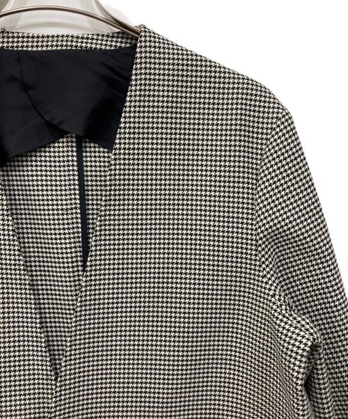 UNITED TOKYO（ユナイテッドトーキョー）UNITED TOKYO (ユナイテッドトーキョー) サージノーカラーコート ブラック サイズ:2の古着・服飾アイテム