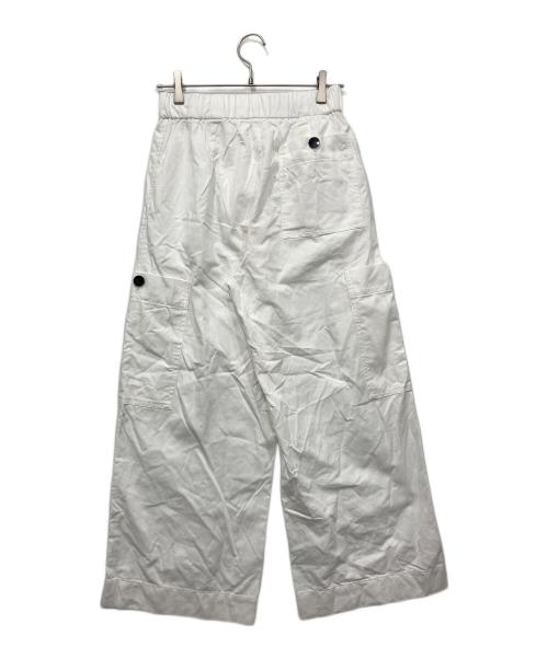 GALERIE VIE（ギャルリーヴィー）GALERIE VIE (ギャルリーヴィー) ノンマーセライズドコットンギャバジン ミリタリーパンツ ホワイト サイズ:32の古着・服飾アイテム