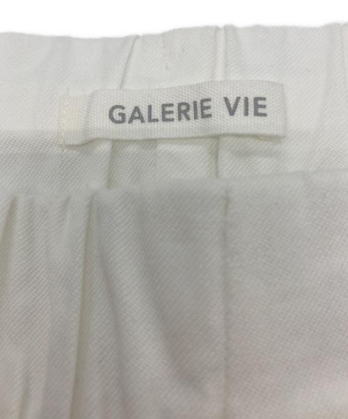 GALERIE VIE（ギャルリーヴィー）GALERIE VIE (ギャルリーヴィー) ノンマーセライズドコットンギャバジン ミリタリーパンツ ホワイト サイズ:32の古着・服飾アイテム