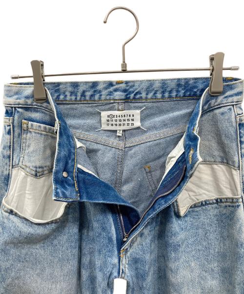 Maison Margiela（メゾンマルジェラ）Maison Margiela (メゾンマルジェラ) STRAIGHT DENIM PANTS CONTRAST POCKETS -BLUE/コントラストポケット ストレートジーンズ インディゴ サイズ:36の古着・服飾アイテム