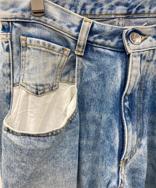 Maison Margiela（メゾンマルジェラ）Maison Margiela (メゾンマルジェラ) STRAIGHT DENIM PANTS CONTRAST POCKETS -BLUE/コントラストポケット ストレートジーンズ インディゴ サイズ:36の古着・服飾アイテム