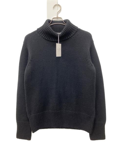 rencontrant（レンコントラント）rencontrant (レンコントラント) カシミヤニット ブラック サイズ:Freeの古着・服飾アイテム