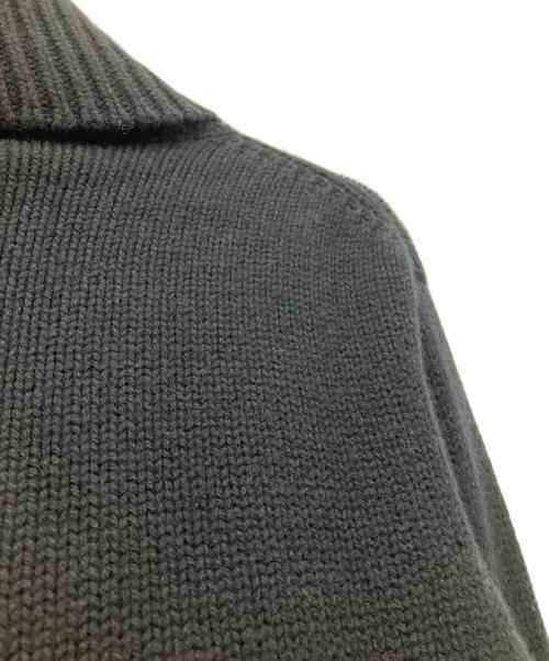 rencontrant（レンコントラント）rencontrant (レンコントラント) カシミヤニット ブラック サイズ:Freeの古着・服飾アイテム
