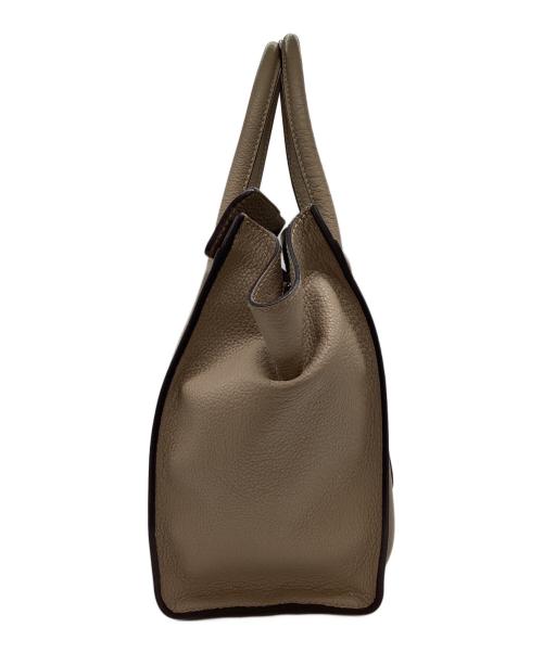 CELINE（セリーヌ）CELINE (セリーヌ) ラゲージ マイクロハンドバッグ ベージュ サイズ:イタリア製の古着・服飾アイテム
