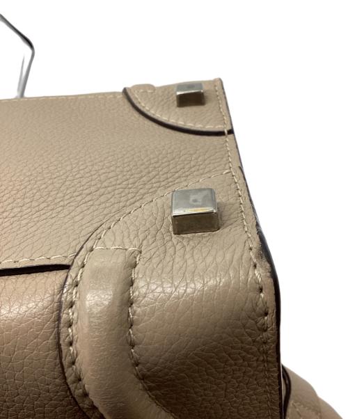 CELINE（セリーヌ）CELINE (セリーヌ) ラゲージ マイクロハンドバッグ ベージュ サイズ:イタリア製の古着・服飾アイテム
