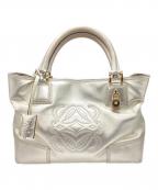 LOEWEロエベ）の古着「フスタハンドバッグ」｜ゴールド