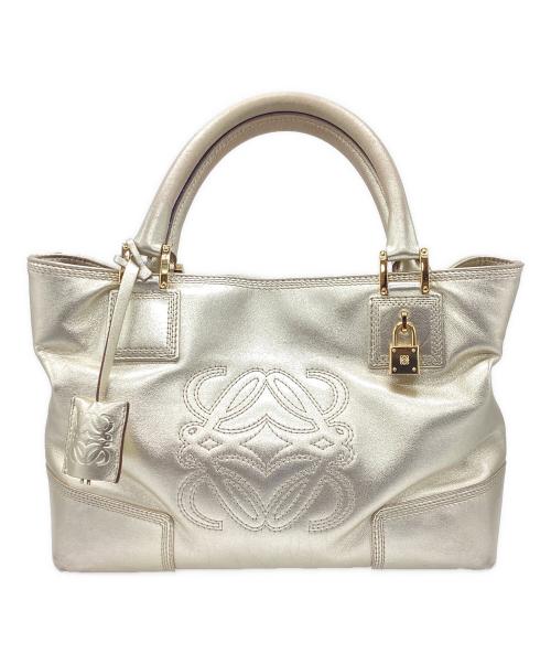 LOEWE（ロエベ）LOEWE (ロエベ) フスタハンドバッグ ゴールドの古着・服飾アイテム