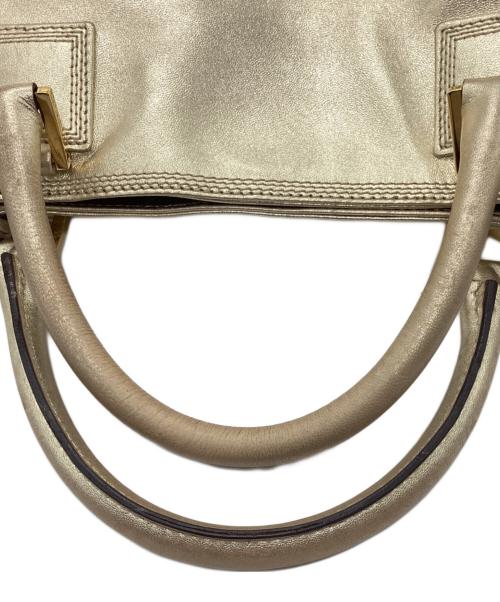LOEWE（ロエベ）LOEWE (ロエベ) フスタハンドバッグ ゴールドの古着・服飾アイテム